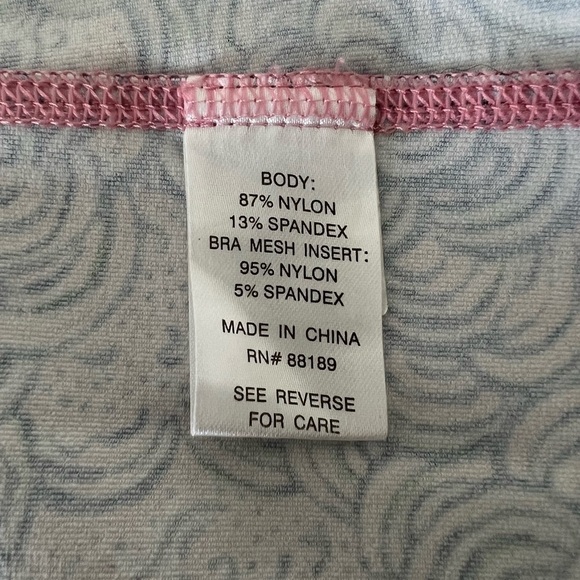 Lilly Pulitzer Built-in Bra Athletic Tank Top Size XS - Picture 3 of 9